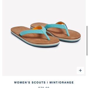 NWT Hari Mari Web Exclusive Scout Flip Flops Size 6